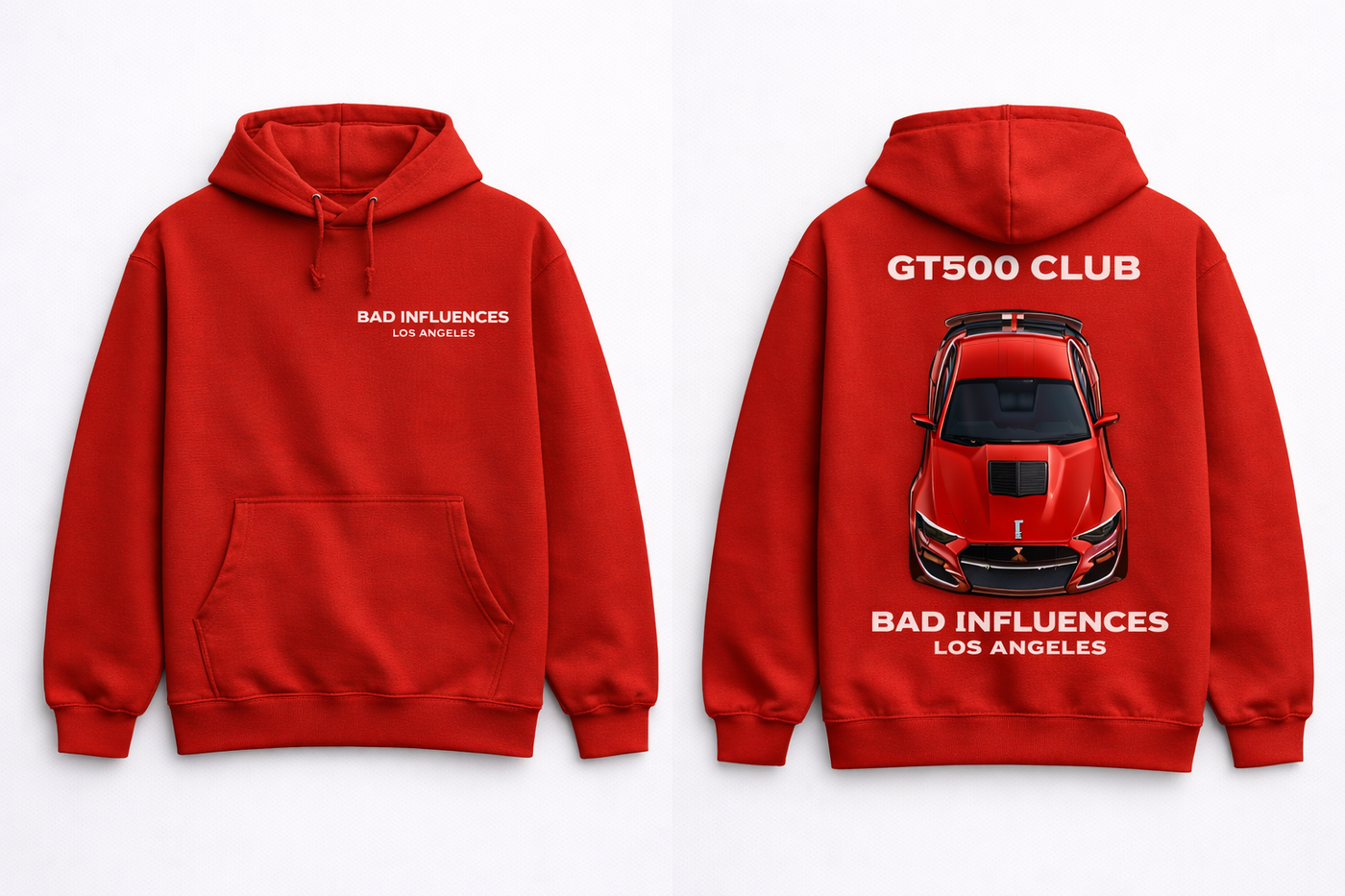 GT500 Club Hoodie – Satin Red